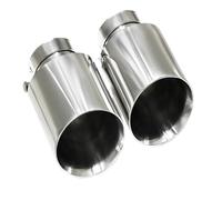 Tubo Escape Silenciador 1 Pieza Para VW Para Golf 5 7 Para GTI Boquilla Silenciadora Punta Escape Universal 51mm 54mm 57mm 63mm Entrada 89mm 101mm 114mm Salida