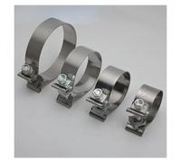 Tubo Escape Silenciador 10 Piezas Universal 2 "2,25" 2,5 "2,75" 3 "3,5" 4 "5" Junta A Tope Alta Resistencia SS Kit Banda Abrazadera Escape Clip Tubo Automático