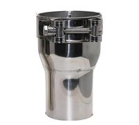 Tubo Escape Silenciador Escape Universal, Tubería Soldada, Accesorios Para Coche, Adaptador Reductor Tubo Escape Acero Inoxidable Para Motocicleta Tubo Cola Coche(O.D 76MM-51MM)