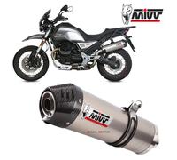 Tubo Escape Silenciador MIVV Oval Titanio Carby kat MOTO GUZZI V85 TT 2019 2024