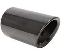 Tubo Escape Silenciador Para A4 Q5 Tapa De Escape Del Coche 2x Negro Acabe Acero Inoxidable Tubo Silenciador