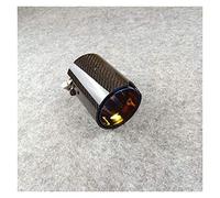 Tubo Escape Silenciador Tabla De Escape Del Coche 1 Pieza Con M Logo Muffler Acero Inoxidable Tubo Auto Glossy Fibra Carbono Puntas(F87 M2)