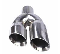Tubo Escape Trasero 1 Pieza De Tubo Escape Universal Acero Inoxidable En Forma Y Con Punta Silenciador Doble Salida 63-76mm 63-89mm 76-102mm Puntas Escape(76mm-102mm)