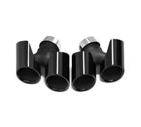 Tubo Escape Trasero Boquilla De Silenciador Acero Inoxidable Para Para 911 2011 2012 2013 2014 2015 2016 2017 2018 Tubo Escape Cuadrado Actualización Redonda Cuádruple(2016 to 2018 Black)