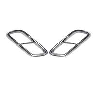 Tubo Escape Trasero Para M&ercedes Para B&enz Clase C W206 Tubos Extremos Coche Cubierta Tubo Escape Coche Silenciador Escape Trasero Cubierta Tubo Cola Ajuste ABS(3)