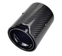 Tubo Escape Trasero Tubos Para M2 F87 F80 M4 F82 F83 de escape automóviles fibra carbono cola silenciador Consejos Pipe(Black Inlet 67mm)