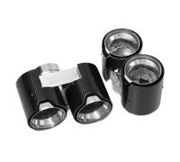 Tubo Escapes Para G20 G21 Punta Escape | Para 330i 330d 330e 320i Silenciador Redondo Quad Acero Inoxidable Fibra Carbono