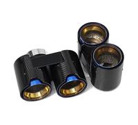 Tubo Escapes Para G20 G21 Punta Escape | Para 330i 330d 330e 320i Silenciador Redondo Quad Acero Inoxidable Fibra Carbono