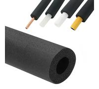 Tubo Espuma Proteccion Pipe Insulation Foam Ø 6-108.0mm Isolante Per Tubature, Aislamiento De Tubería Para Fontanería Y Calefacción(ID34.0mmxT20.0mmxL2.0m)