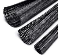 Tubo extensible del telar del alambre de la manga 3-38m m del cable trenzado del ANIMAL DOMÉSTICO del cierre automático del 1/5M(16mmx5m,2PCS)