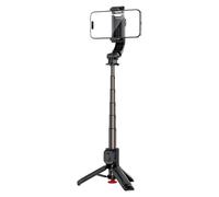 Tubo extensible para selfies con trípode y Bluetooth, 63 cm, apertura automática