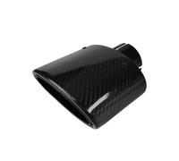 Tubo Extremo 1 Pieza De Silenciador Universal Brillante Para Coche Boquilla De Tubo De Escape Decoración Ovalada Ancho 105/115/130/150 Silenciador Coche(60mm-115mm)