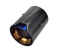 Tubo Extremo 1 Pieza Para M2 F87 Para M3 F80 Para M4 F82 F83 Escape Modificado Adecuado Automóviles Puntas Tubo Silenciador Cola Cola Garganta(Blue Inlet 60mm)