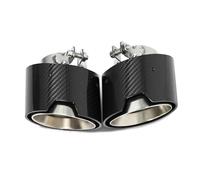 Tubo Extremo 2 Piezas/lote De Punta Silenciador Escape Que Conecta Directamente La Boquilla Del Tubo Para G20 G21 320i 330i Tubo Escape Coche(Mate)