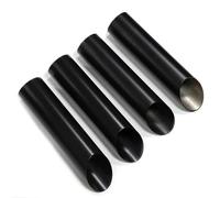 Tubo Extremo 4 Puntas Silenciador Tubos Escape Para Mercedes Para Benz W463 Clase G G500 G55 G63 Boquilla Tubo 76Mm Tubo Escape Coche(Black A 63mm)