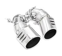 Tubo Extremo Escape Automóvil Para Benz W211 E300 E280 E260 2002-2007 304 Tubo De Escape Coche Acero Inoxidable Puntas Silenciador Individuales