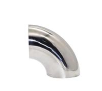 Tubo Extremo Escape Automóvil Silenciador Escape Motocicleta Y Coche Accesorio Tubería Soldadura Sanitaria Codo 90 Grados Acero Inoxidable 304 Universal(40MM-1.5MM)