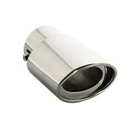 Tubo Extremo Escape Para 335d M1 M-Zero M6 640i 640d E46 E90 F09 Serie F 1 2 3 4 Silenciador De Escape Redondo Acero Inoxidable(B)