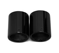 Tubo Extremo Escape Para Mazda Enclave CX5 CX30 CX4 2022-2024 Cubierta Escape Acero Inoxidable Punta Silenciador Embellecedor Escape 2 Piezas Punta Escape(Negro)