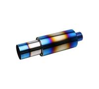 Tubo Extremo Garganta Cola Coche Silenciador De Escape Universal Para Coche De Carreras De 2'' A 3'' Recto(L3YZ401e-HPJ)