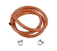 TUBO FLEXIBLE 1,5 Mts PARA GAS BUTANO + ABRAZADERAS