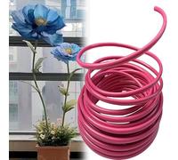 Tubo flexible alambre floral Tallos De Flores Para Manualidades, Tubo Flexible De PVC De 20mm Para Tallos De Flores Artificiales, Arcos De Globos, Decoración(Purple,Long 30m(98.4ft))