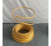 Tubo flexible alambre floral Tubo De Peinado De Aluminio De PVC, Tubo De Moldeado De Flexible De 20mm Para Arcos De Globos, Flores Artificiales, Cosplay(Gold,Length 20m(65.6ft))