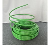Tubo flexible alambre floral Tubo De Peinado De Aluminio De PVC, Tubo De Moldeado De Flexible De 20mm Para Arcos De Globos, Flores Artificiales, Cosplay(Green,Length 5m(19.6ft))
