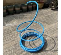 Tubo flexible alambre floral Tubo De Peinado De Aluminio De PVC, Tubo De Moldeado De Flexible De 20mm Para Arcos De Globos, Flores Artificiales, Cosplay(Blue,Length 15m(49.2ft))