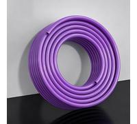 Tubo flexible alambre floral Tubo Flexible De PVC De 20mm Para Flores Falsas, Arcos De Globos, Manualidades, Decoración De Bodas, Suministros Para Fiestas(Purple,Length 30m(98.4ft))