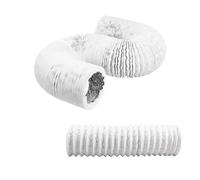 Tubo Flexible Campana Extractora Aluminio Para Climatización Secadora | 600cm Manguera De Conducto De Ventilación De Escape, Accesorios Para Secadora, Ventilación De Baño(10m/32.8ft,110mm-4.33in)