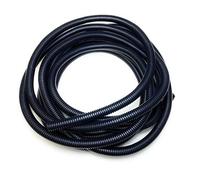 Tubo flexible corrugado de polietileno negro sin dividir, 23 mm - 10 m