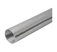 Tubo flexible de aluminio, diámetro de 125 mm, longitud de 3 metros, tubo flexible de aluminio, tubo de ventilación