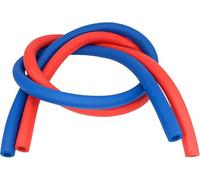 Tubo flexible de espuma aislante for tuberías de agua caliente y fría. Negro, rojo y azul. Mango antideslizante.(Blue,ID*THK-50mm*25mm)