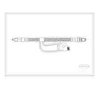 Tubo Flexible De Frenos Corteco 19032172 para Ford Eje Delantero Izquierda