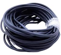 Tubo flexible de silicona Manguera de látex, caucho y silicona, multicolor, varios tamaños(Black,5M-ID1.6MM X OD3.6MM)