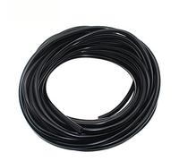 Tubo flexible de silicona Manguera de silicona for vacío coche, línea carreras, 1 metro diámetro interior, 3-8 mm, multicolor(Black Id 5mm)