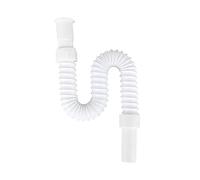 Tubo flexible extensible for desagüe de cocina, fregadero, baño, lavabo, manguera bajante agua lluvia, 36-79 cm