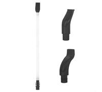 Tubo flexible Melodica, plástico ABS de calidad, para piano melódica de 32 y 37 teclas, incluye boquilla, color blanco y negro, accesorio de instrumento musical