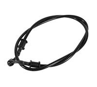 Tubo Freno, Akozon tubo treccia moto Manguera de desagüe de aceite manguera de freno moto para embrague de freno de acero trenzado de acero (900 mm-negro)