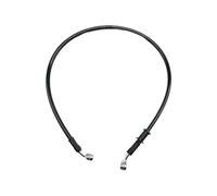 Tubo Freno Moto para ATV Dirt Pit Racing Bike 28° 10mm Motocicleta Freno Hidráulico Reforzado Embrague Manguera Aceite Tubo Negro 300mm A 2200mm Latiguillo Freno(Black 170cm)