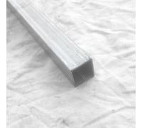 Tubo hierro 25x25 mm. 0,30 metros longitud
