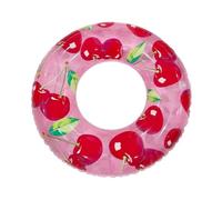 Tubo inflable patrón de fruta inflable | Anillo redondo de piscina infantil para niñas, vacaciones, fiesta, lago, río, patio trasero, exterior