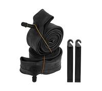 Tubo Interior de Goma de butilo para Bicicleta, Juego de Tubos de neumático de Bicicleta duraderos de Primera Calidad para Ciclismo de montaña y Carretera, válvula Schrader de 2 (22X1.75/2.125 Boca