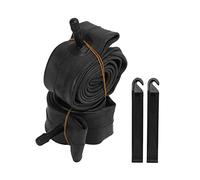 Tubo Interior de Goma de butilo para Bicicleta, Juego de Tubos de neumático de Bicicleta duraderos de Primera Calidad para Ciclismo de montaña y Carretera, válvula Schrader de 2 (18X1.75/2.125 Boca