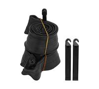 Tubo Interior de Goma de butilo para Bicicleta, Juego de Tubos de neumático de Bicicleta duraderos de Primera Calidad para Ciclismo de montaña y Carretera, válvula Schrader de 2 (Válvula