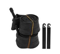 Tubo Interior de Goma de butilo para Bicicleta, Juego de Tubos de neumático de Bicicleta duraderos de Primera Calidad para Ciclismo de montaña y Carretera, válvula Schrader de 2 (Válvula