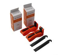 Tubo interior de TPU para bicicleta de carretera de 700 C, cuenta con un diseño ligero y resistencia al desgarro, válvula de 65 mm (2 piezas naranjas con palanca)