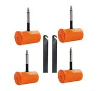 Tubo interior de TPU para bicicleta de montaña de 26 pulgadas x 2 3 2 5 con válvula ABS de aleación de aluminio, resistente al envejecimiento y fugas de gas, adecuado para llantas y ruedas de freno de