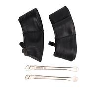 Tubo Interior de válvula Recta, Tubo de neumático Inflable de Caucho butílico Duradero, Paquete de 2, para Scooters y con Palanca de Bicicleta